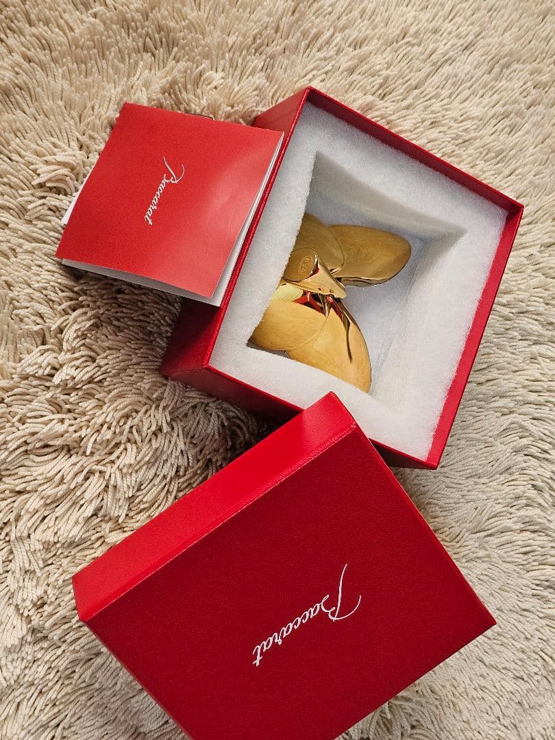 新品 Baccarat クリスタル ラッキーバタフライ GOLD パピヨン