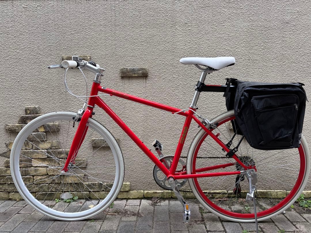21 technology CL266クロスバイク 荷台サドルバッグ付き