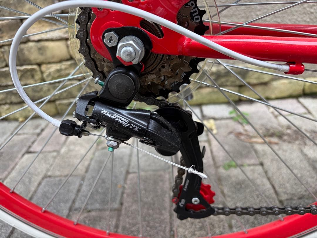 21 technology CL266クロスバイク 荷台サドルバッグ付き