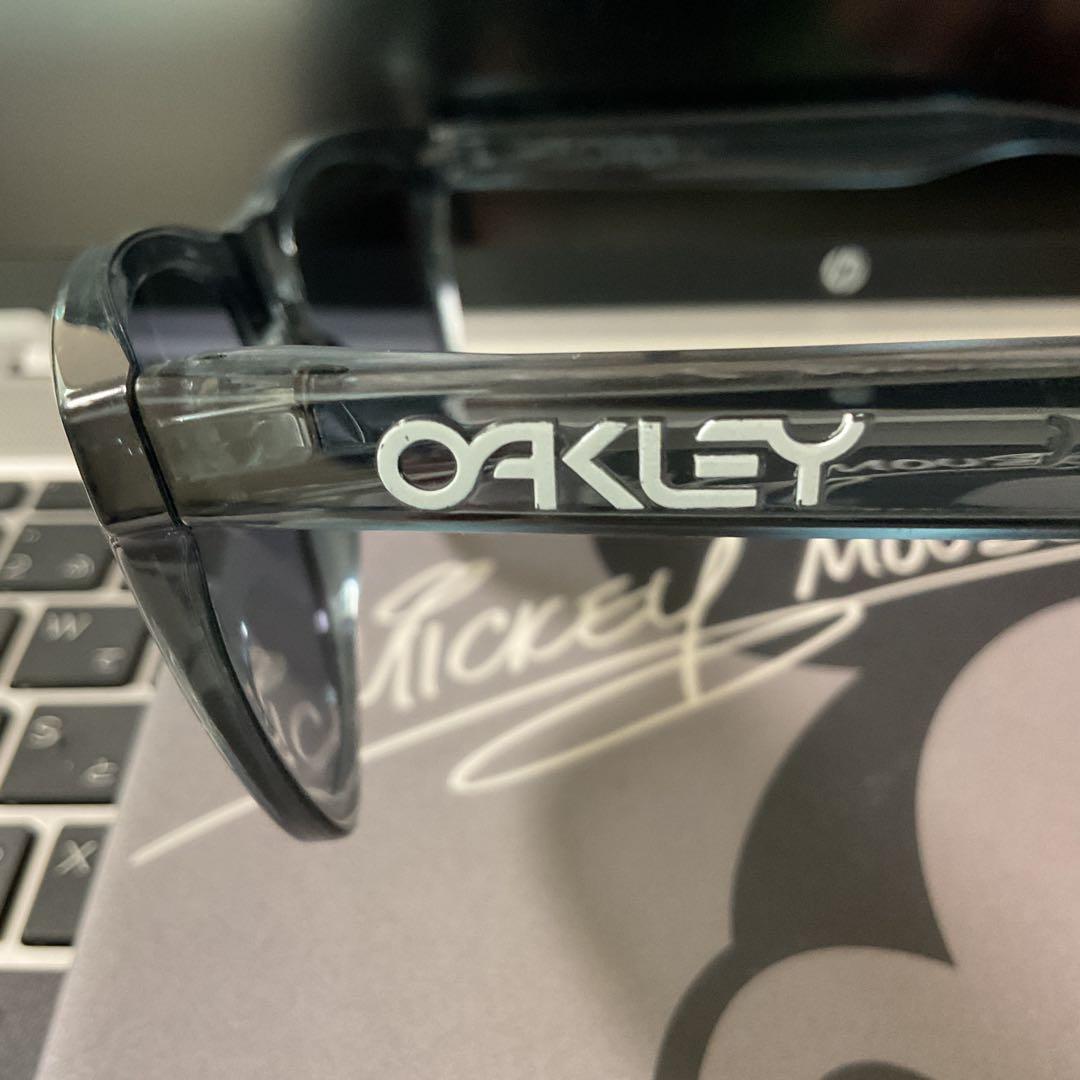 OAKLEYオークリ✨ Frogskinsフロッグスキン✨青ブルー✨ダーククリア