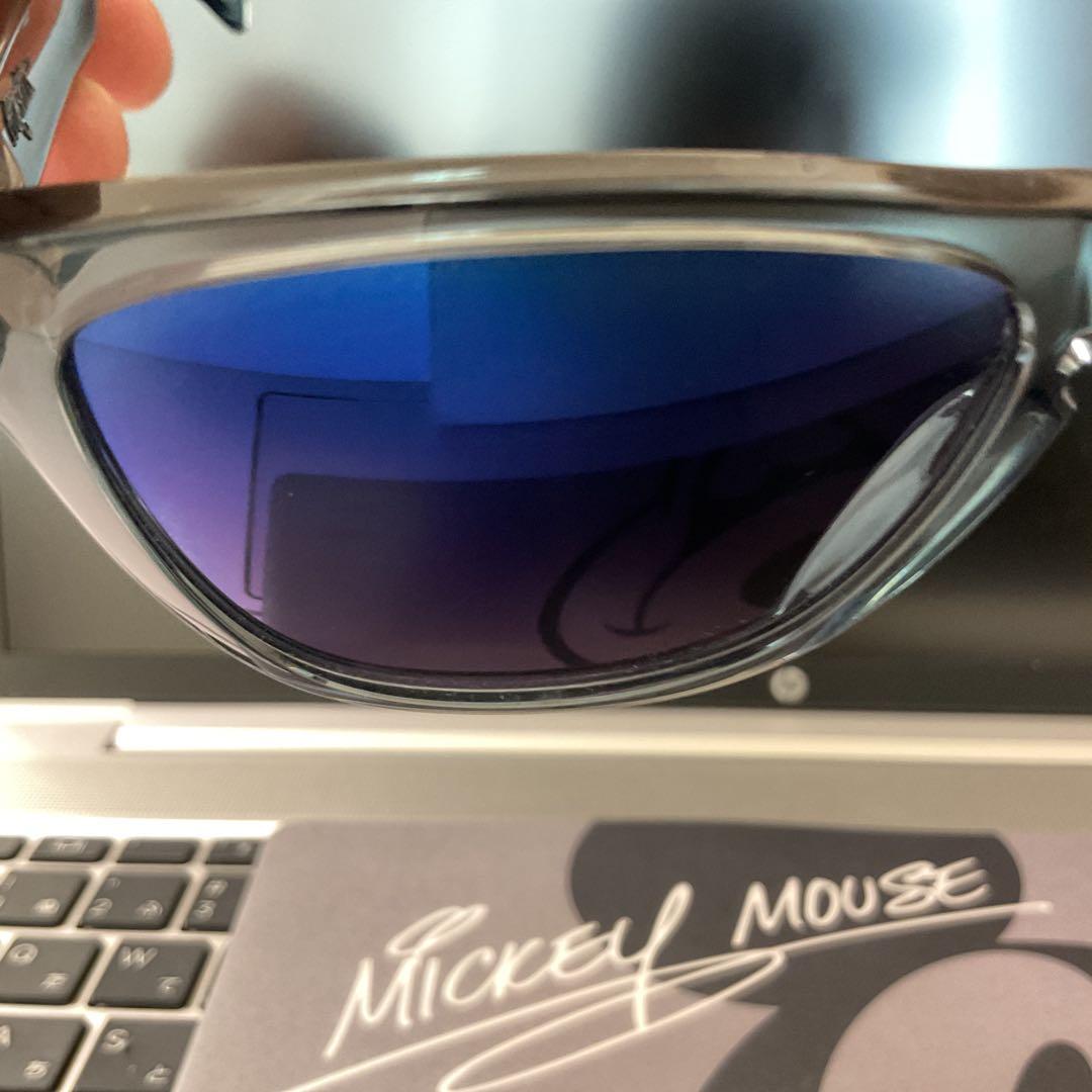 OAKLEYオークリ✨ Frogskinsフロッグスキン✨青ブルー✨ダーククリア