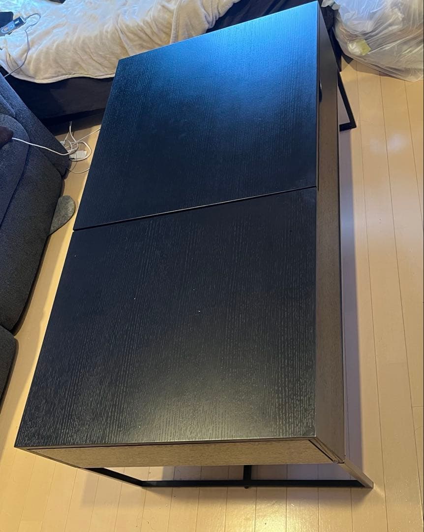 LOWYA / ロウヤ リフティングテーブル 昇降式 鉄脚 木製