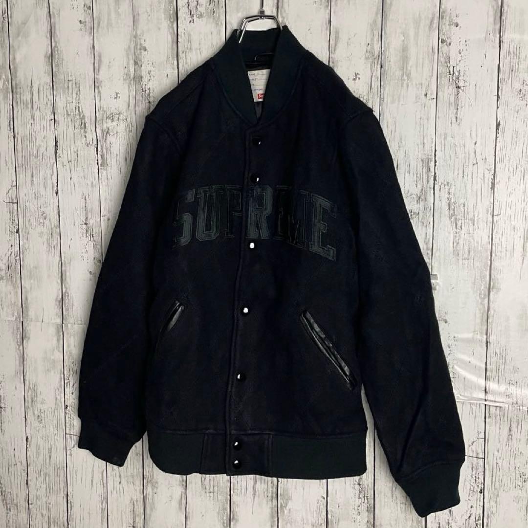 【即完売モデル】シュプリーム☆アーチロゴカラースタジャン　バーシティジャケット