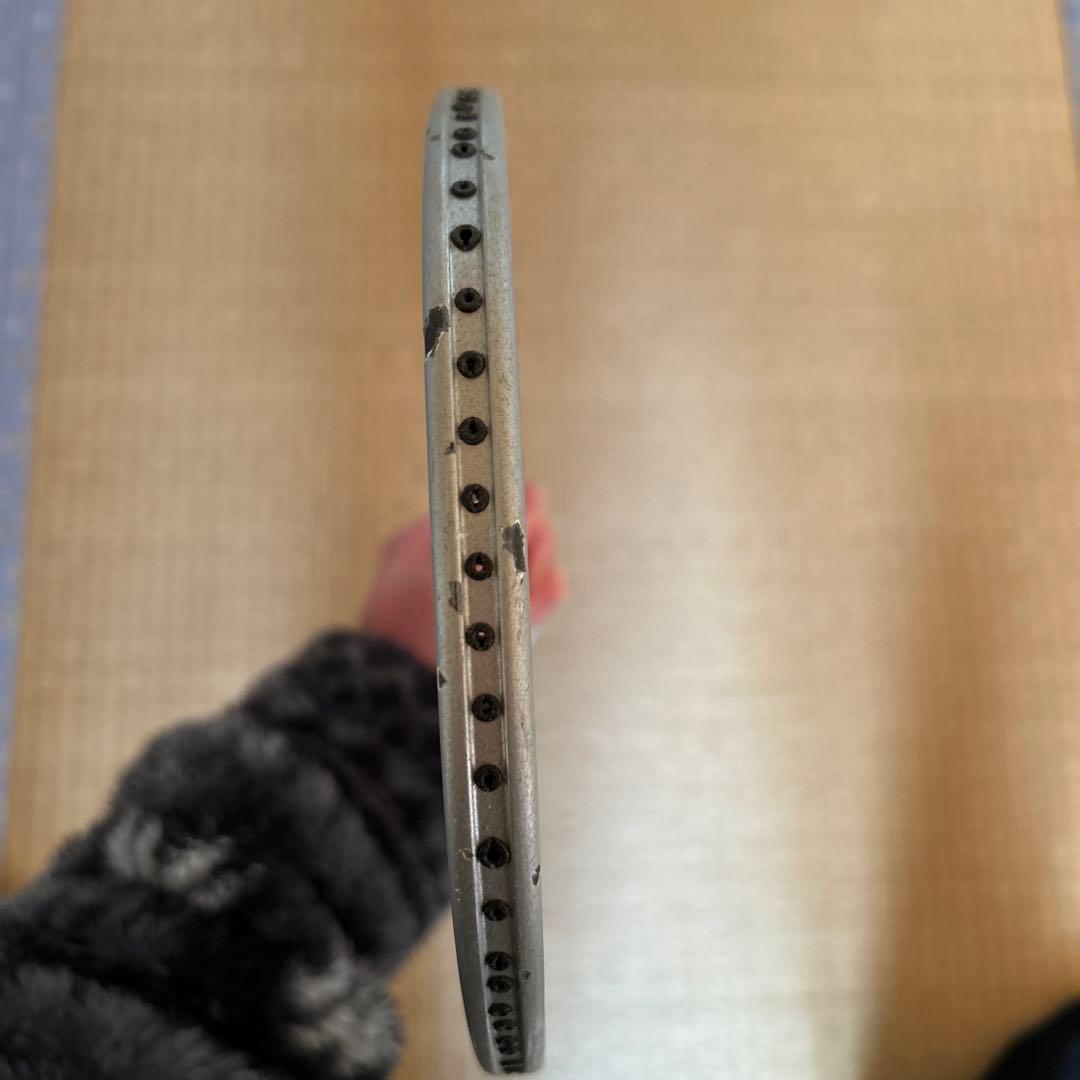 バドミントンラケット ホワイト/ブルー4UG5