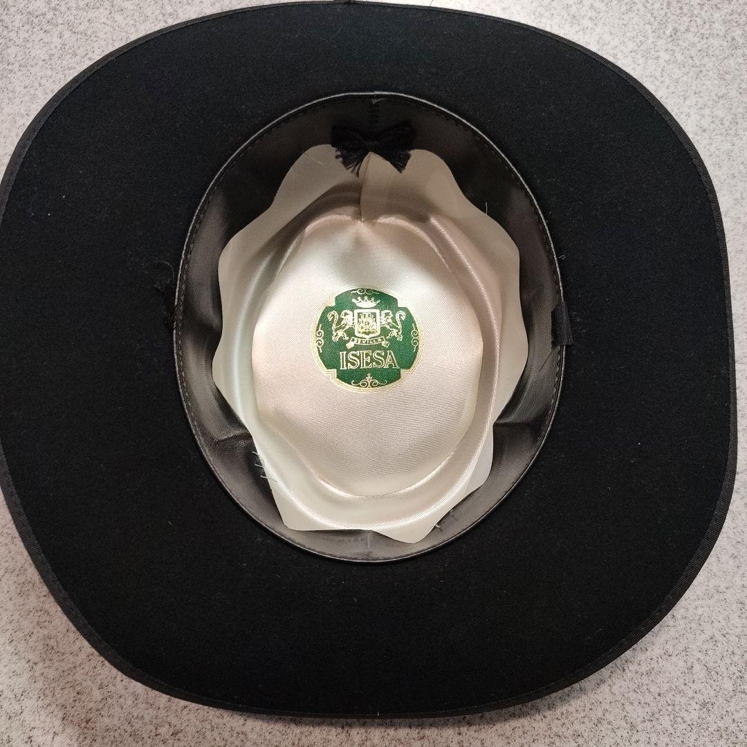 ISIESA フェルトハット フラメンコ黒