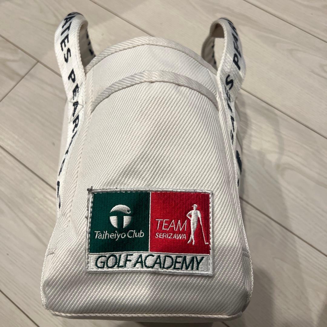 PEARLY GATES ホワイトカートバッグ