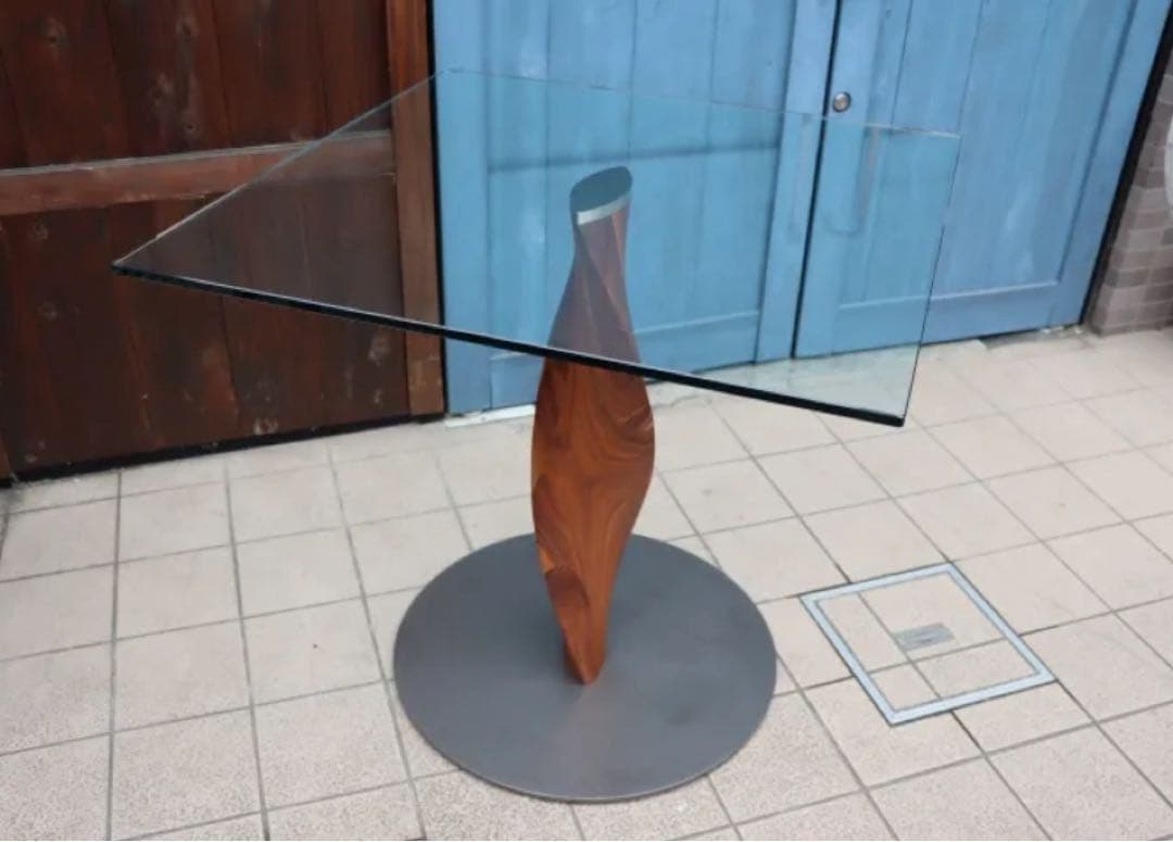 モダンガラステーブル　セット販売可