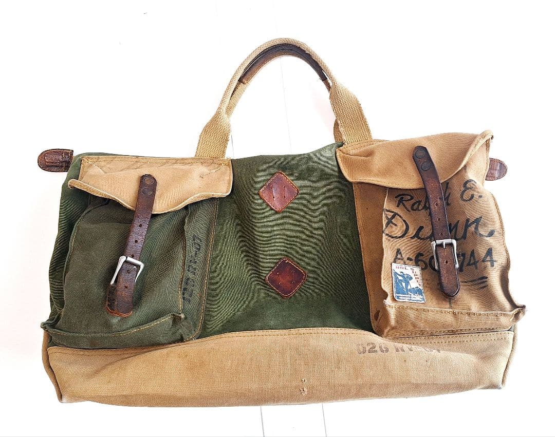 RRL 　ラルフローレン　 ボストンバッグJudy Augur期　USA製