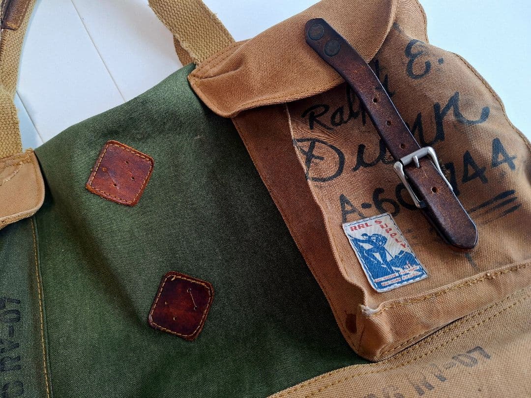 RRL 　ラルフローレン　 ボストンバッグJudy Augur期　USA製