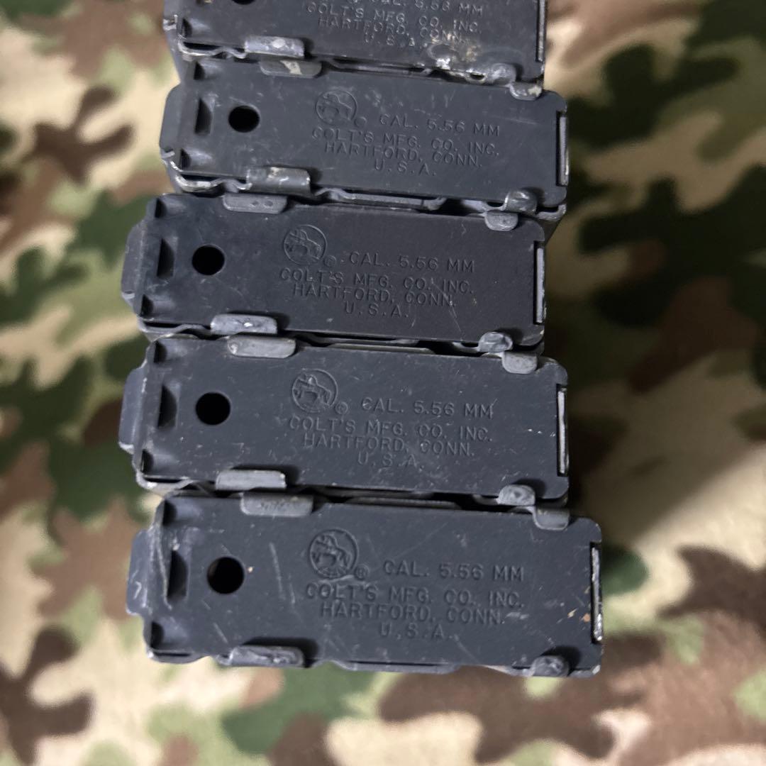 米軍　実物　マガジンM16 M4 COLT社製33710/10-07年8本セット