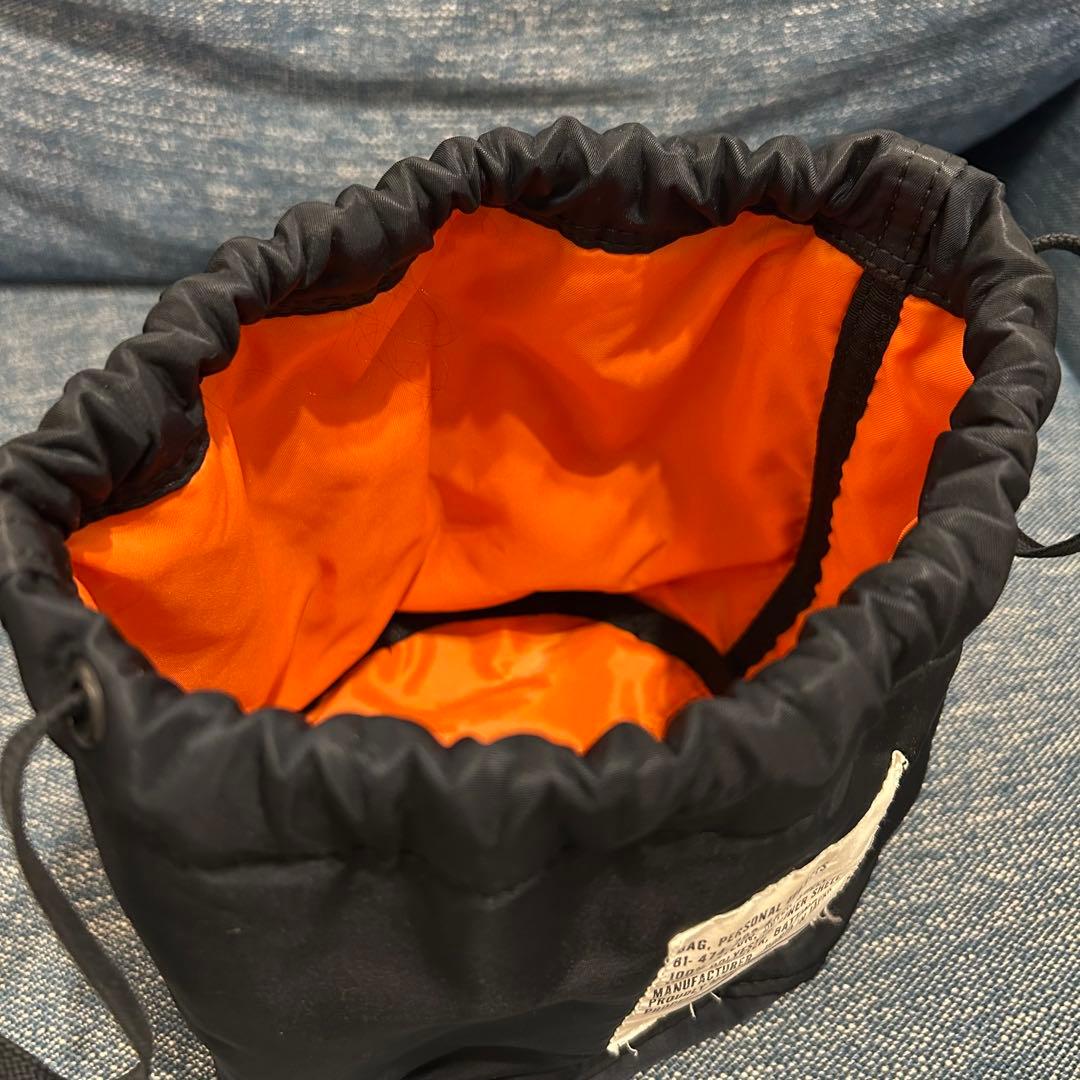 【美品】NEXUSVII PORTER ドローストリングバッグ 黒