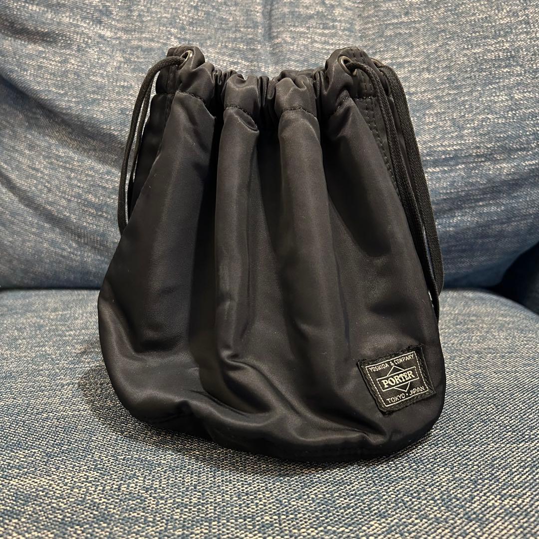 【美品】NEXUSVII PORTER ドローストリングバッグ 黒