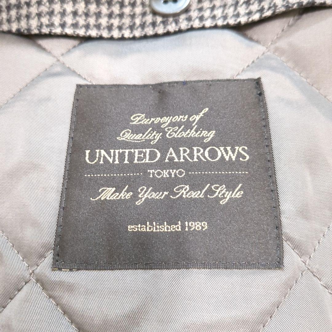 美品 ユナイテッドアローズ ゼニア別注 ライナー 48サイズ 千鳥格子