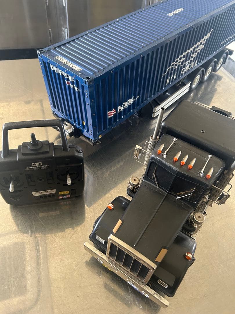 タミヤ　キングハウラー ラジコン トラック コンテナ付き