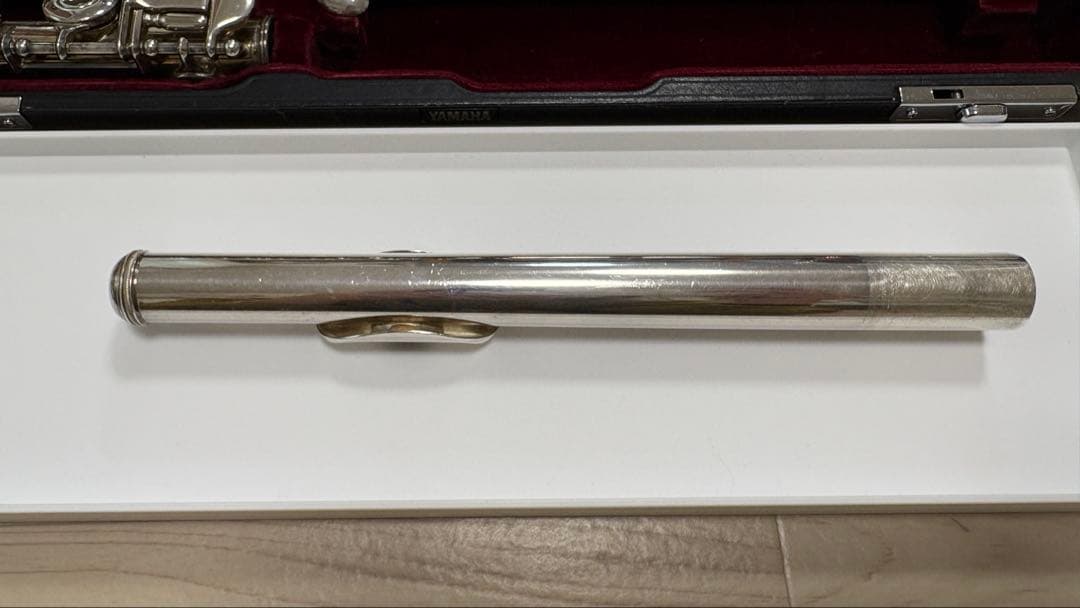 【ジャンク品】ヤマハフルート　YFL-311/ハードケース、ロッドつき