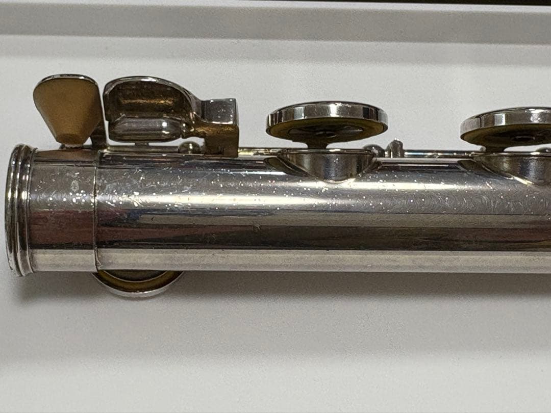 【ジャンク品】ヤマハフルート　YFL-311/ハードケース、ロッドつき