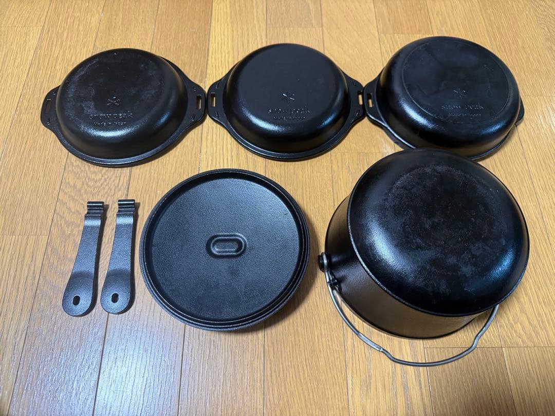 値下げ 美品 peakコンボダッチデュオ CS-550 シーズニング済み