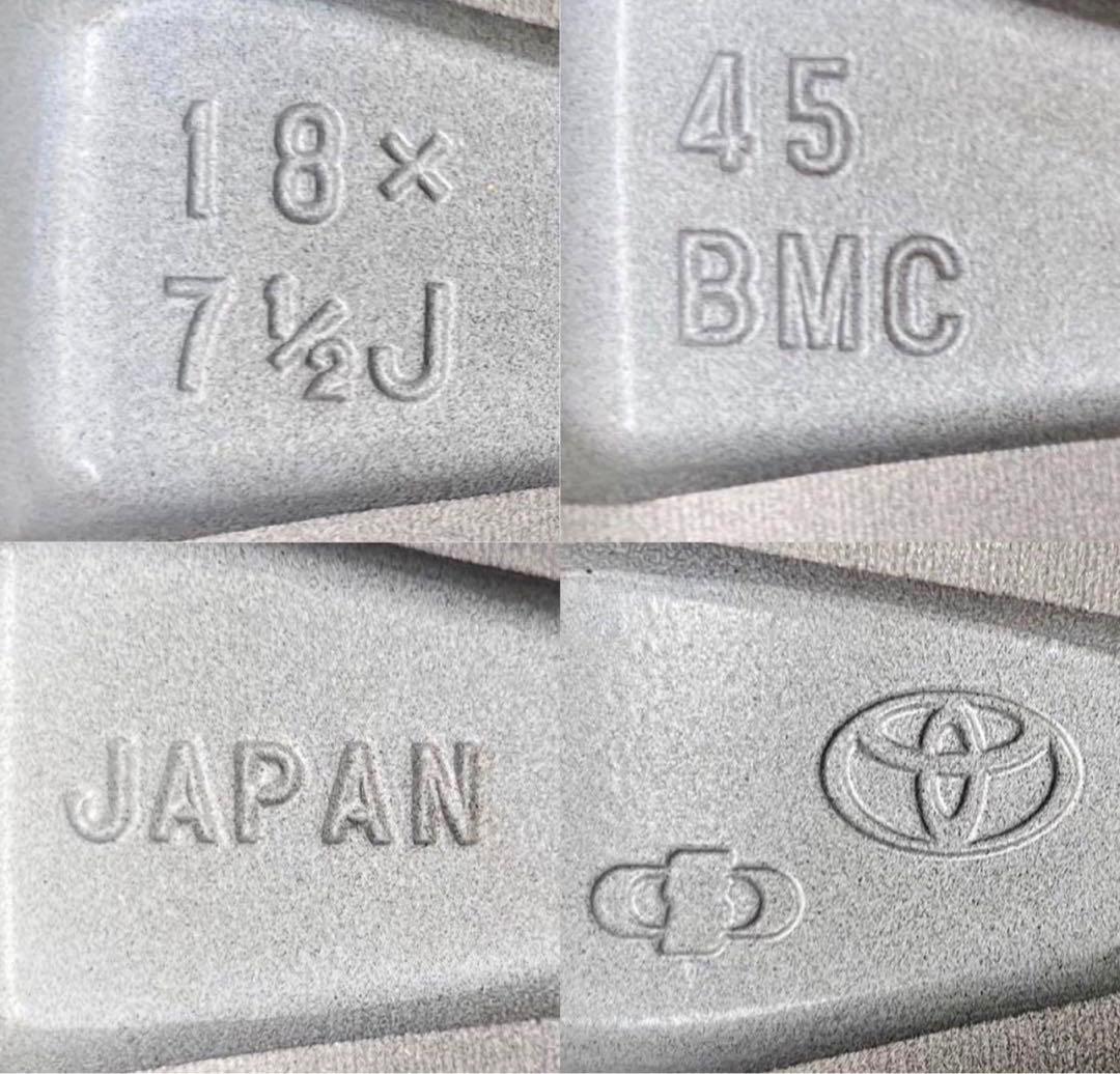 ヒロ★◆トヨタ 30系 アルファード純正ホイール18インチ2本❷