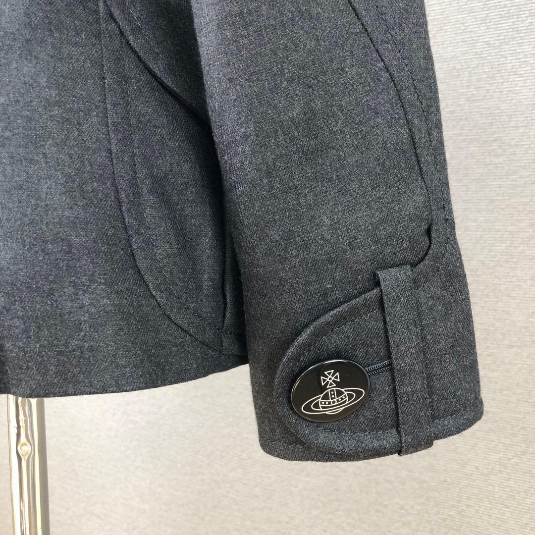 【美品】ヴィヴィアンウエストウッド　ウール ラブジャッケット 2 グレー