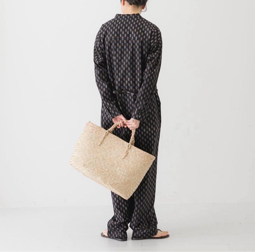 かぐれ【23SS 美品】プリントジャンプスーツ kagure インド綿