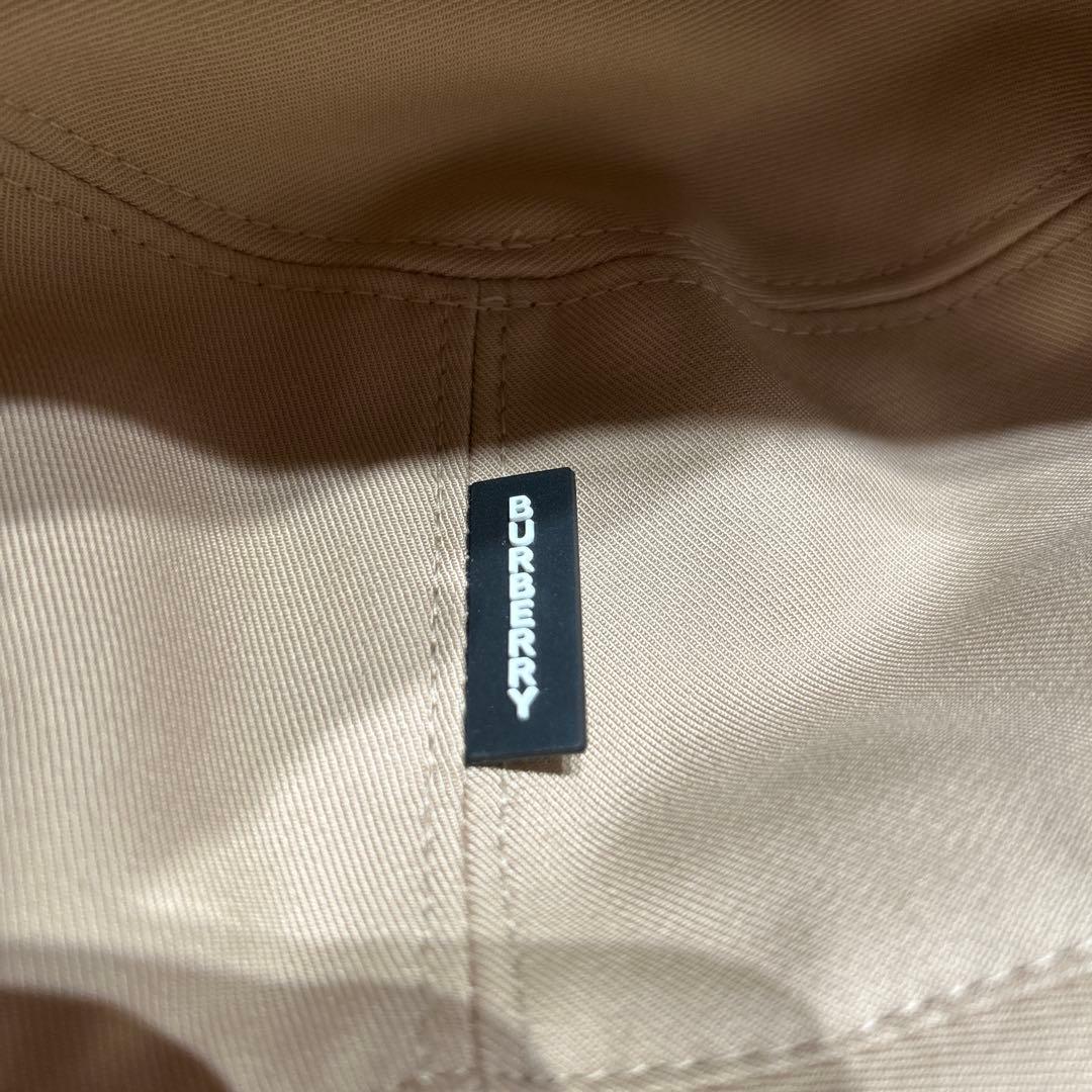BURBERRY ストライプ リバーシブルバケットハット M