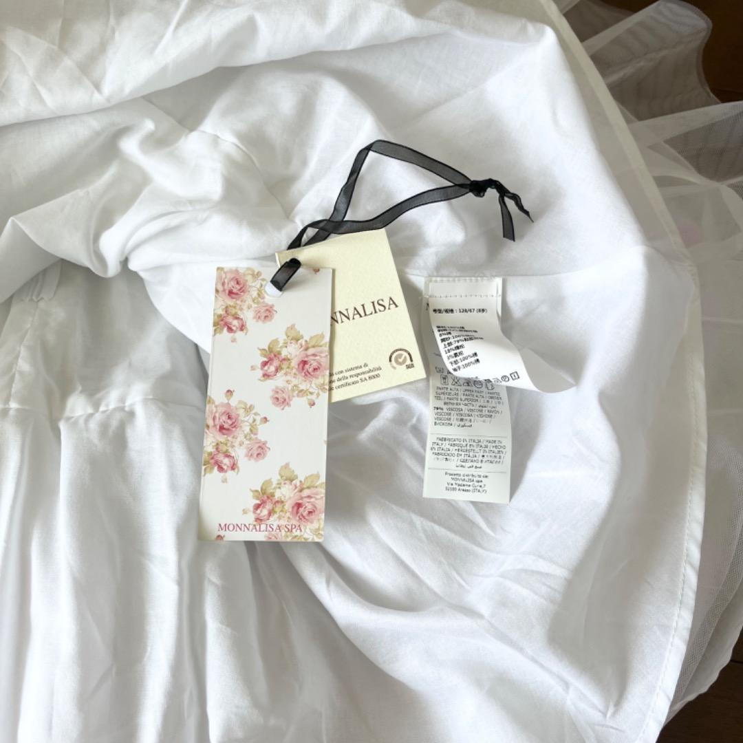 [新品未使用]モナリザ ドレス ワンピース 128cm フラワー