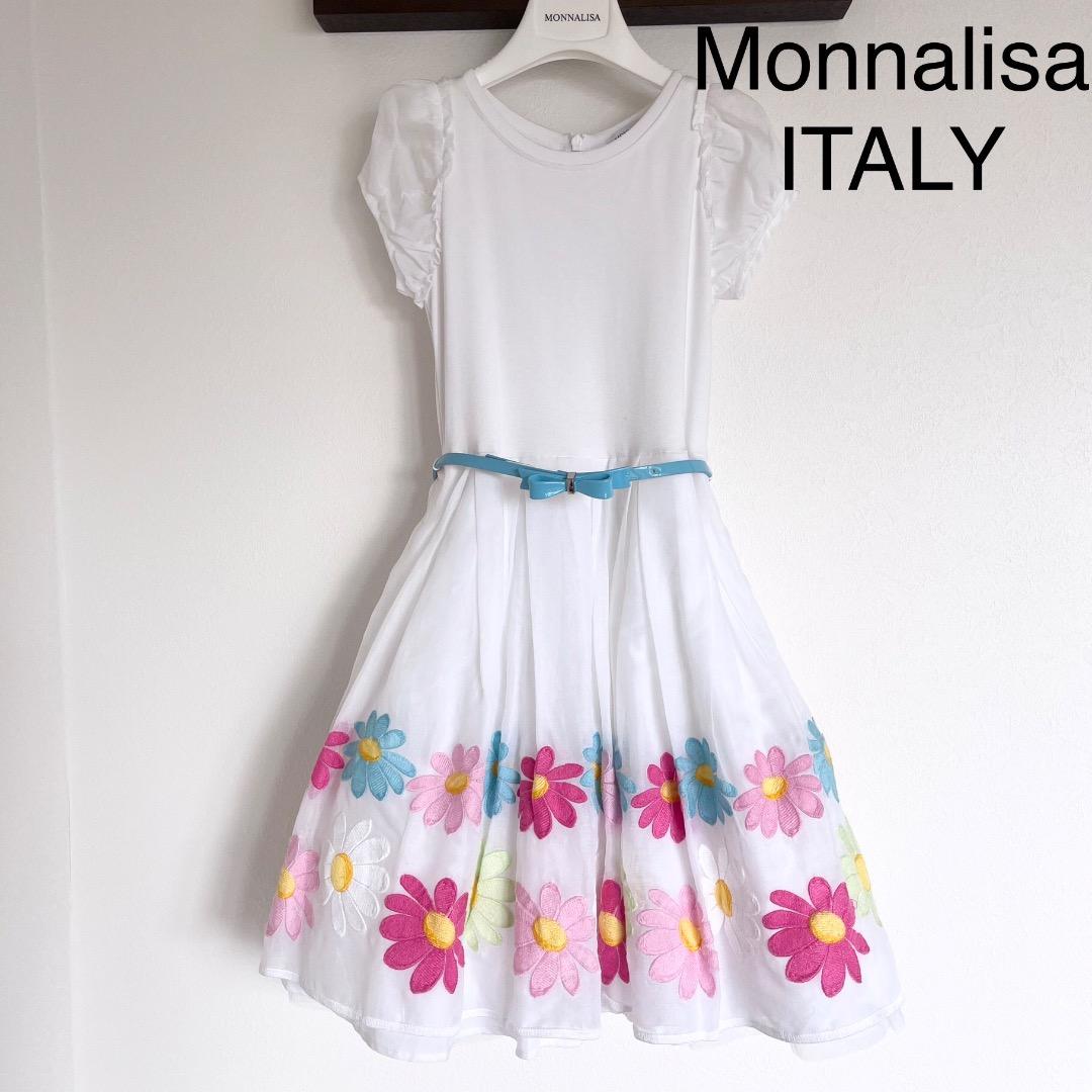 [新品未使用]モナリザ ドレス ワンピース 128cm フラワー