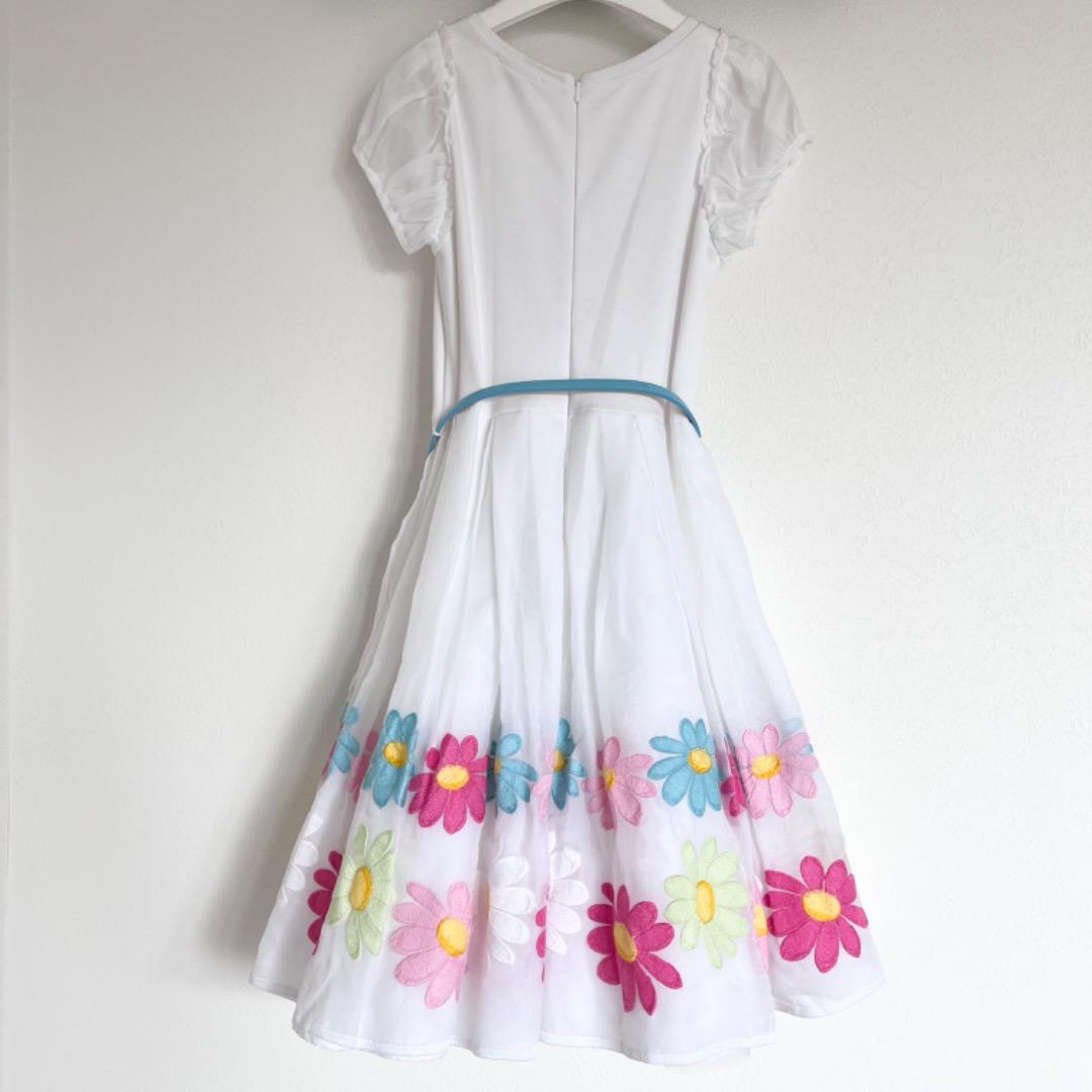 [新品未使用]モナリザ ドレス ワンピース 128cm フラワー