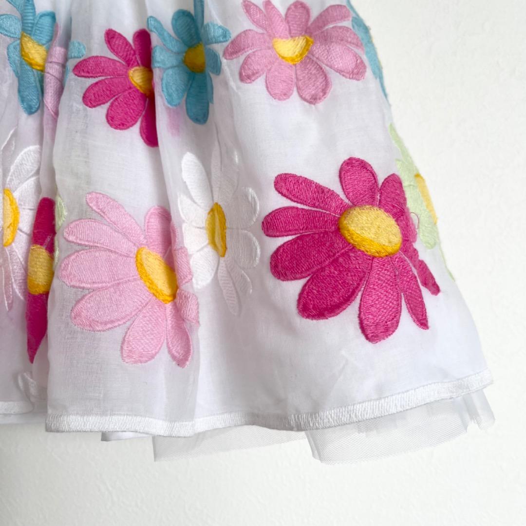 [新品未使用]モナリザ ドレス ワンピース 128cm フラワー