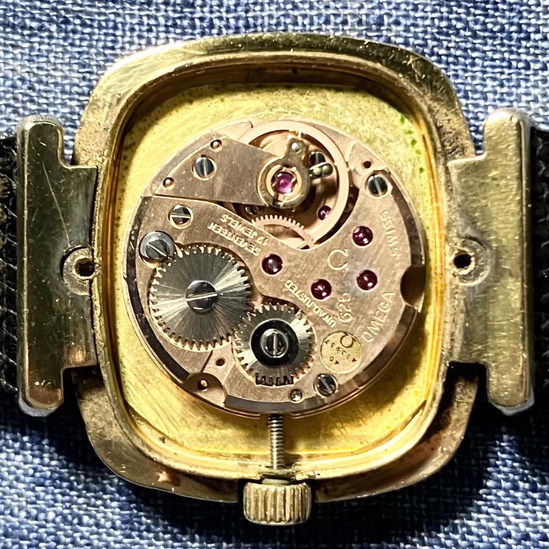 稼働　OMEGA 銀無垢　925 スターリングシルバー　デビル　手巻き　オメガ