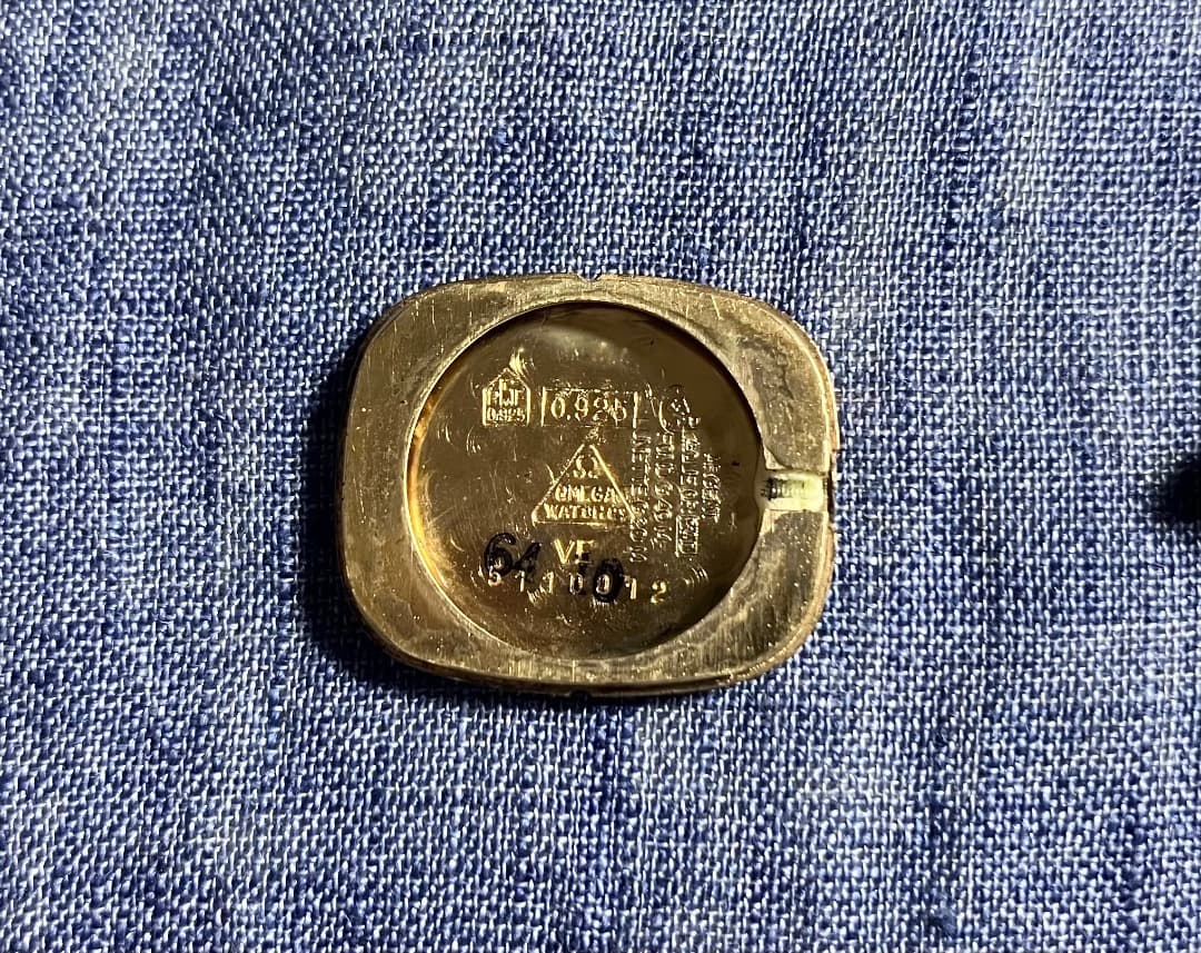 稼働　OMEGA 銀無垢　925 スターリングシルバー　デビル　手巻き　オメガ