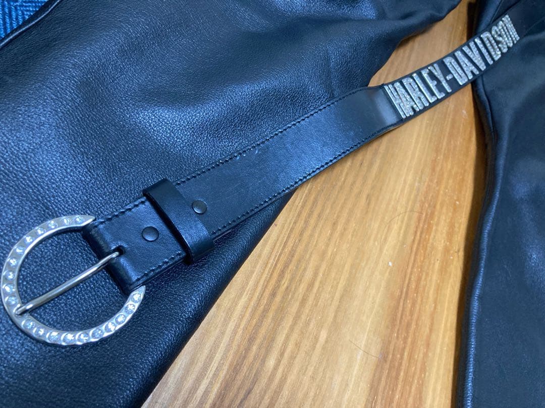 HARLEY-DAVIDSON レザーベルト　NCBレザーパンツ 防寒防風パンツ