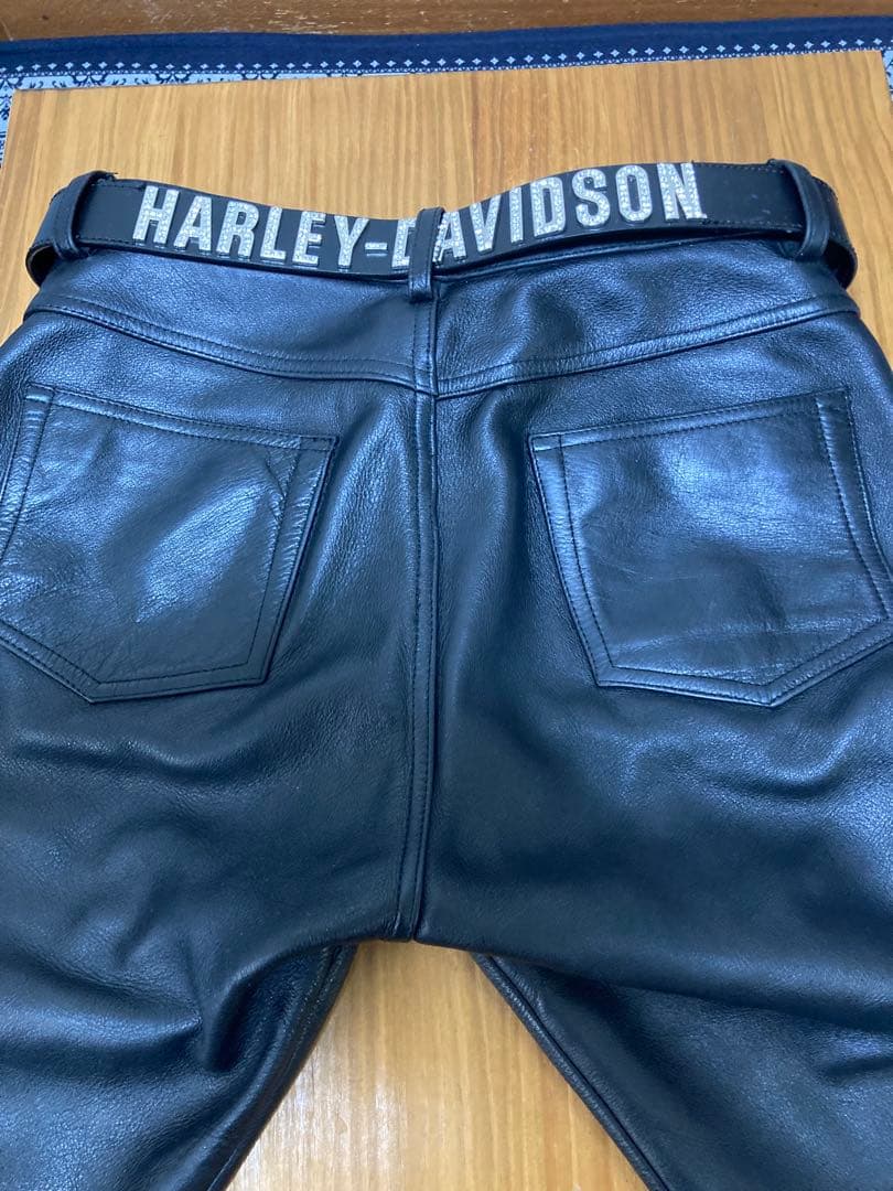 HARLEY-DAVIDSON レザーベルト　NCBレザーパンツ 防寒防風パンツ
