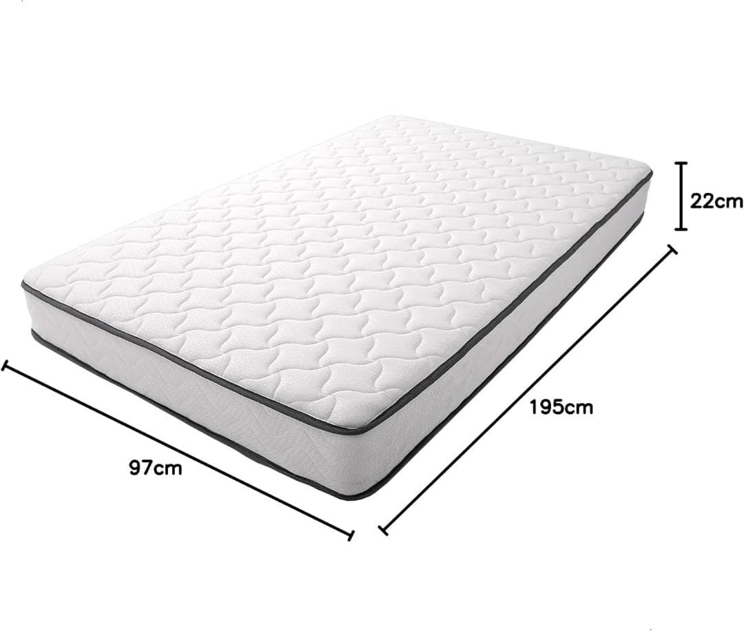 タンスのゲン マットレス シングル 極厚22cm ホワイト(99110)