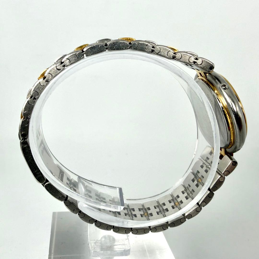 【希少美品✨】エルメス プロフィール クォーツ デイト 腕時計 コンビ ゴールド