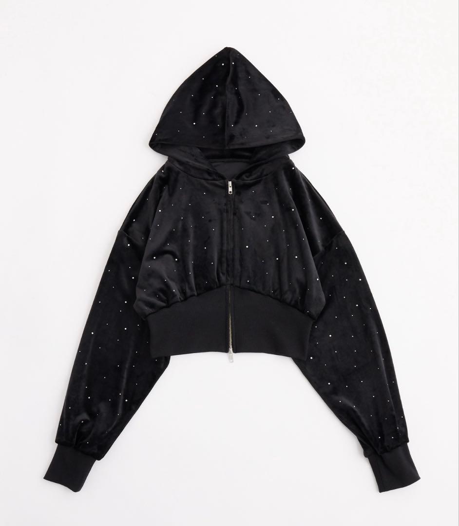 NICE CLAUP ビジュー　スウェット　セットアップ