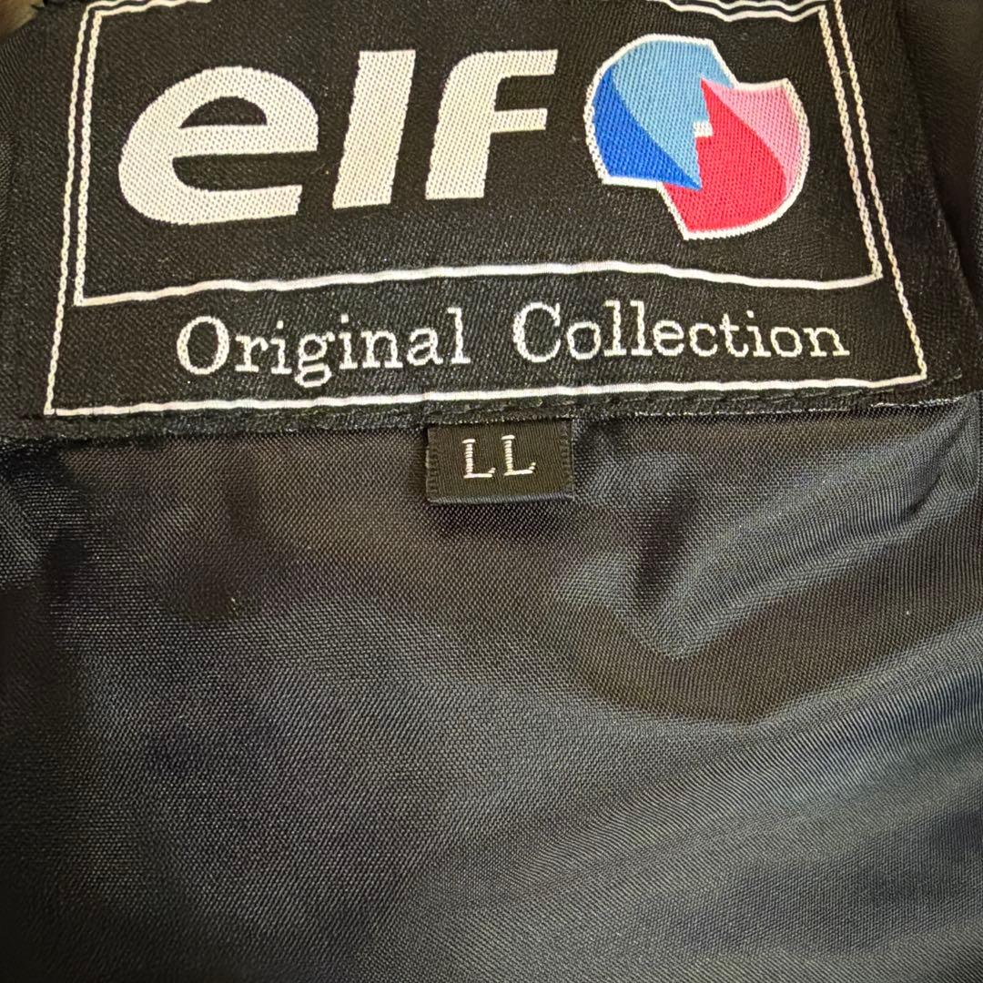 elfエルフ　エステンドウインタージャケット　サイズLL ブラック/グリーン