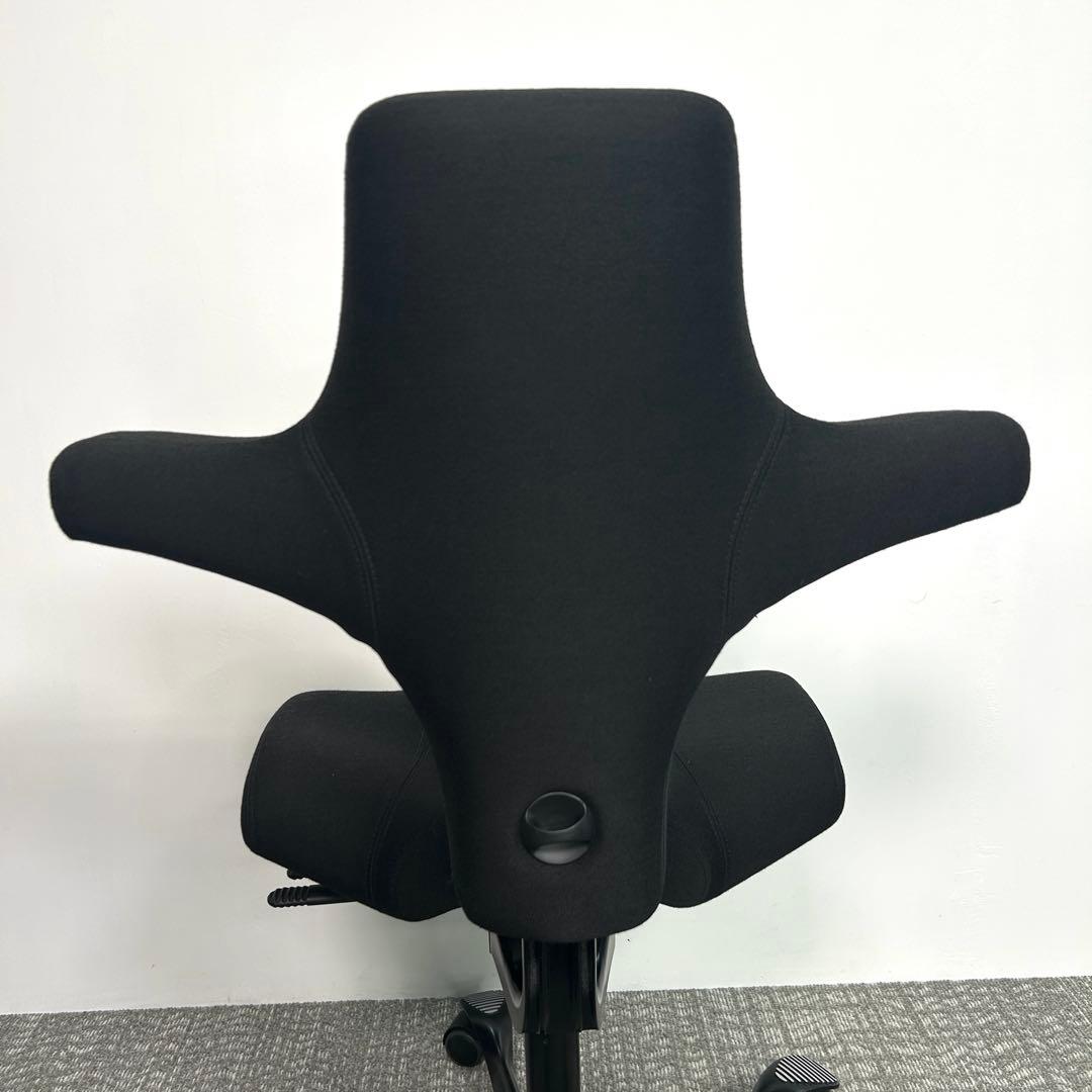 【B】オフィスチェア HAG Capisco ホーグ カピスコ 布張 　ブラック