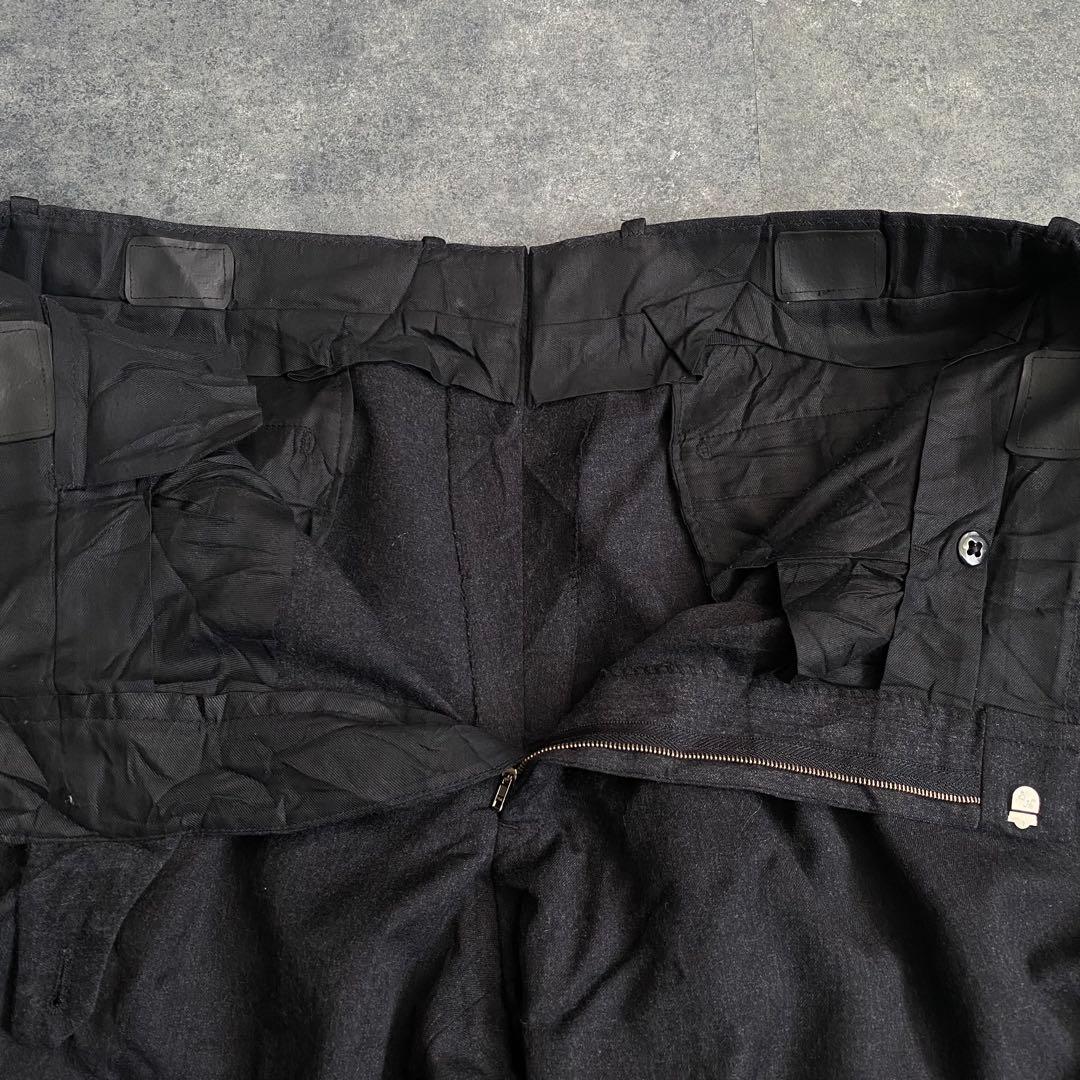 90s ツータックワイドスラックス ダークグレー