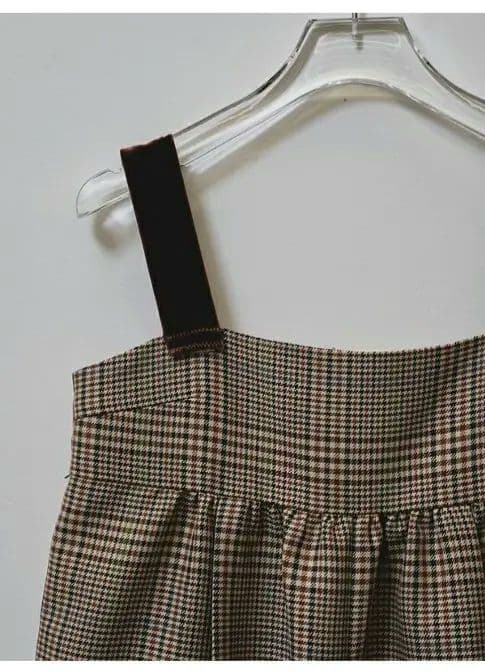 新品タグ付きTODAYFUL Check Wide Combinaison　36