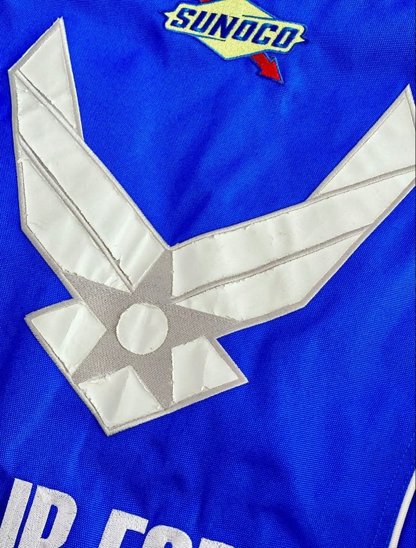 【ヴィンテージ】 コーナー レーシング ジャケット M ブルー パッチワーク