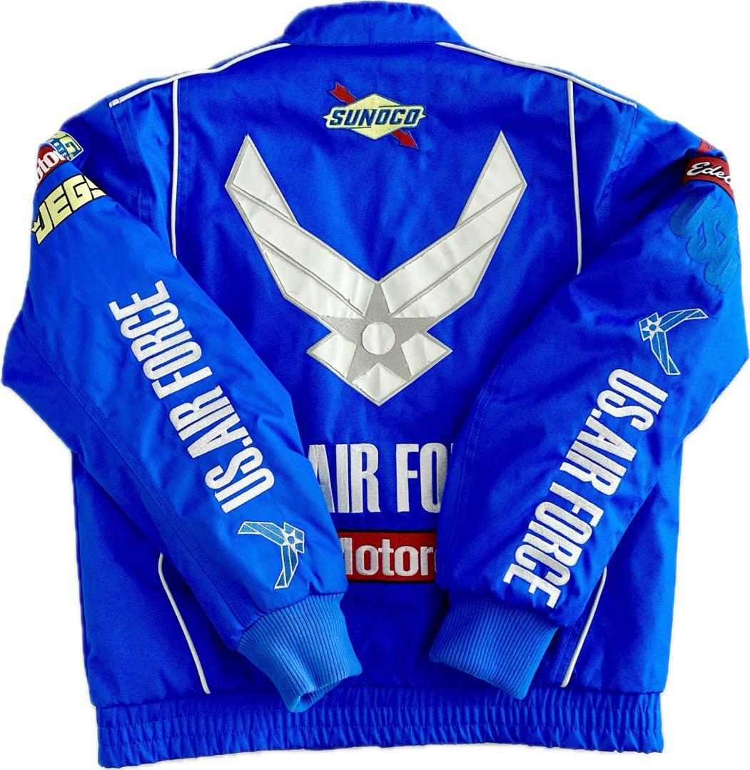 【ヴィンテージ】 コーナー レーシング ジャケット M ブルー パッチワーク