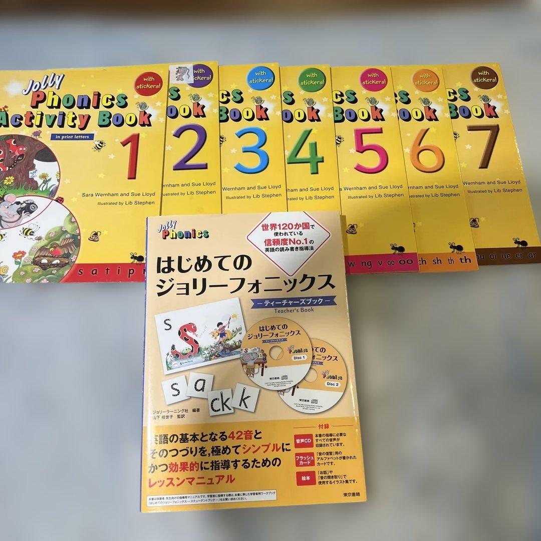 Jolly Phonics Activity Book 1-7巻セット