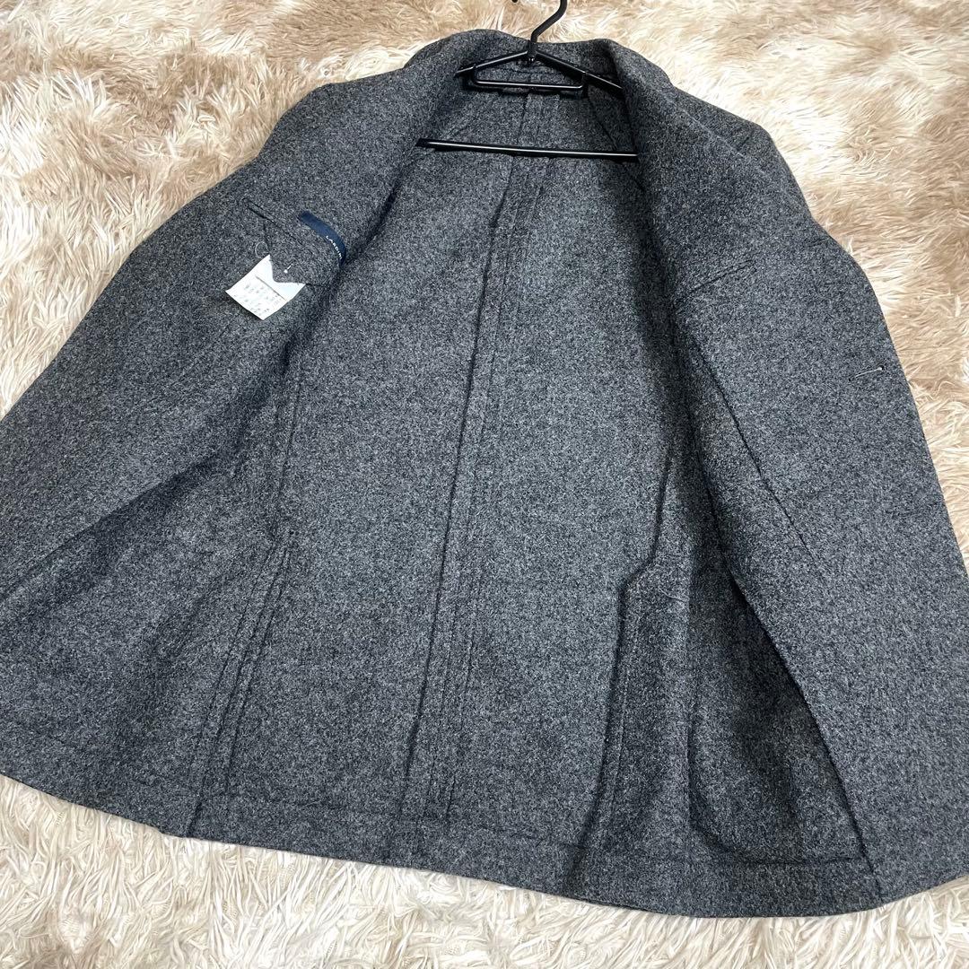 美品　ラルディーニ　テーラードジャケット　メルトンウール　メンズ　LARDINI
