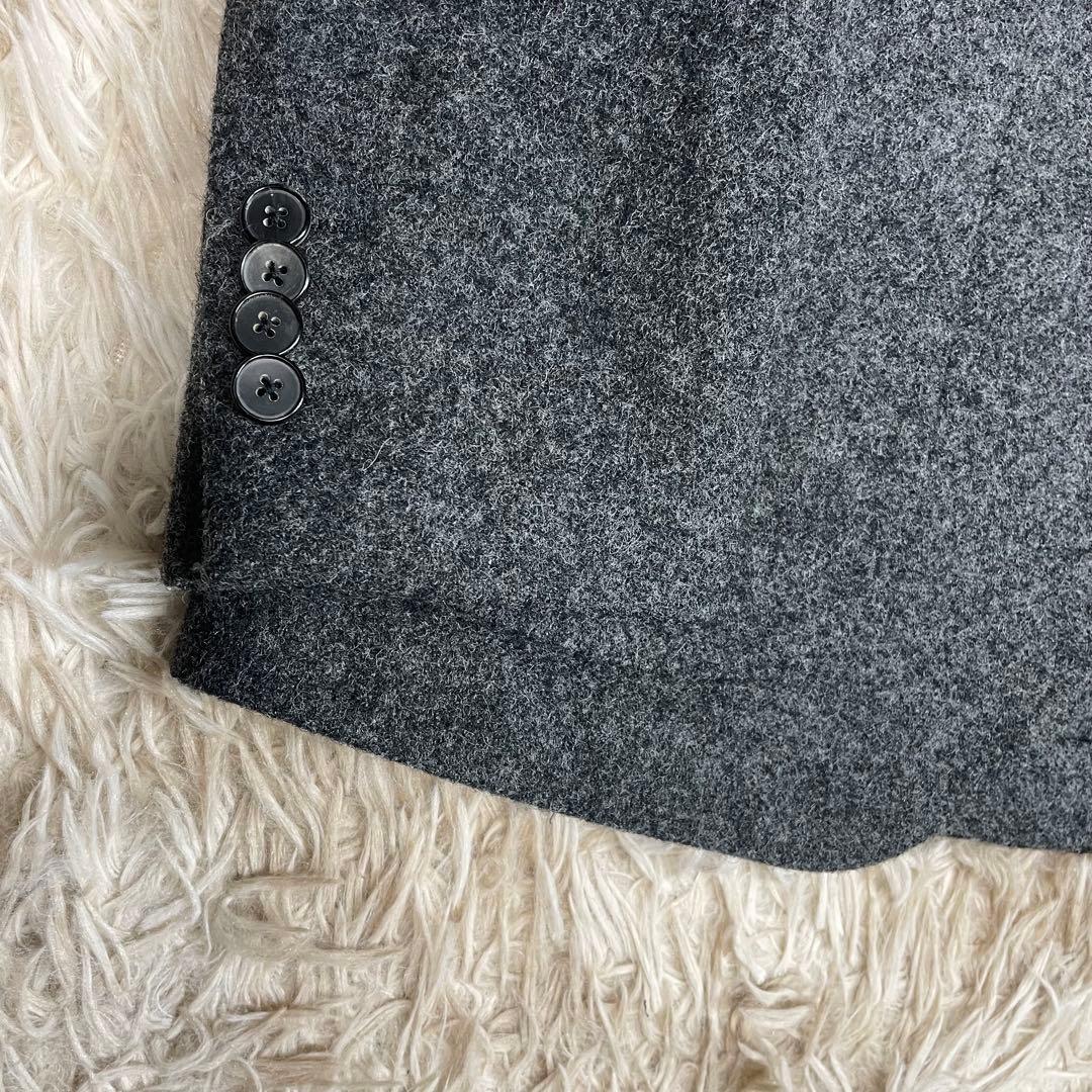 美品　ラルディーニ　テーラードジャケット　メルトンウール　メンズ　LARDINI