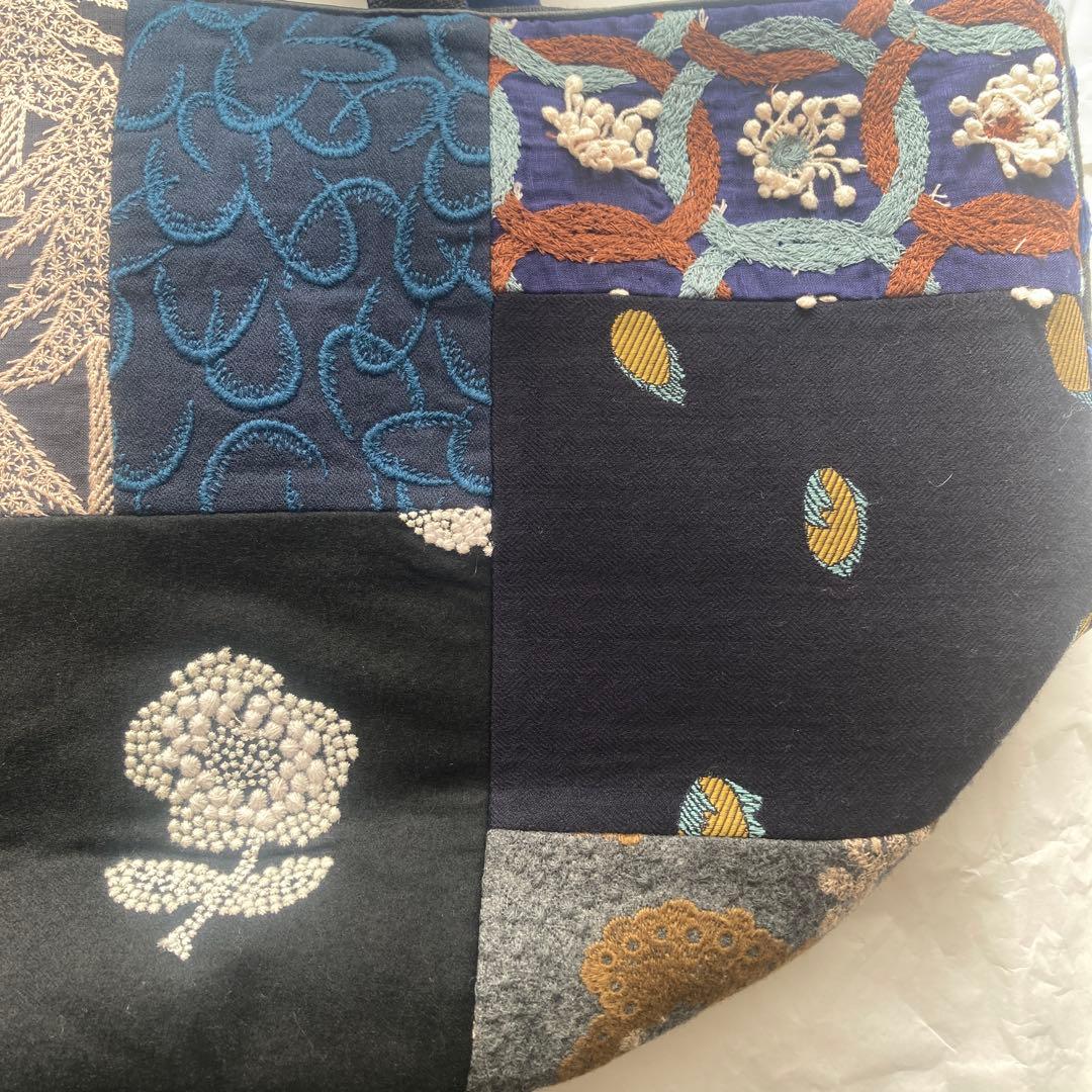 ミナペルホネン ピースバスケットバッグ