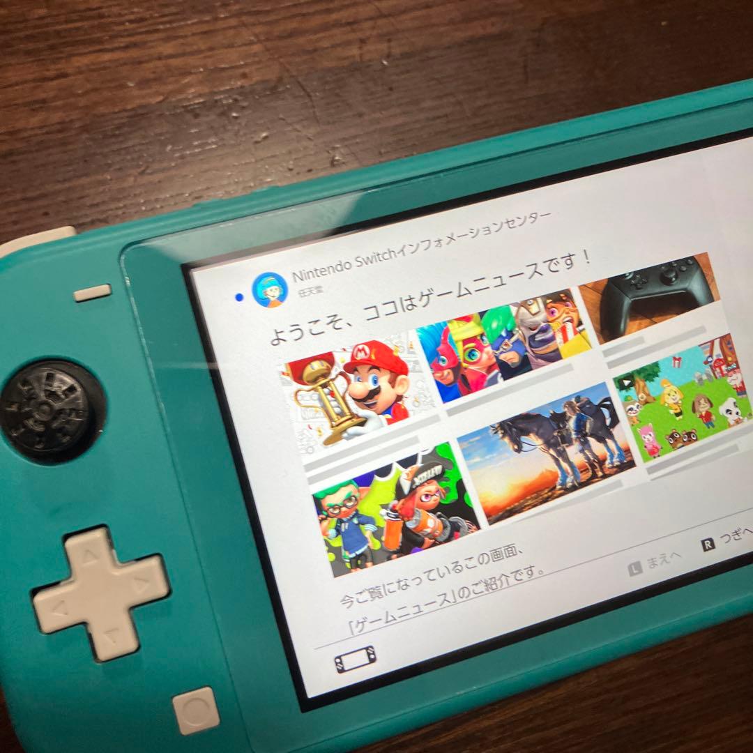 Nintendo Switch Lite ターコイズ 本体　初期化済み中古