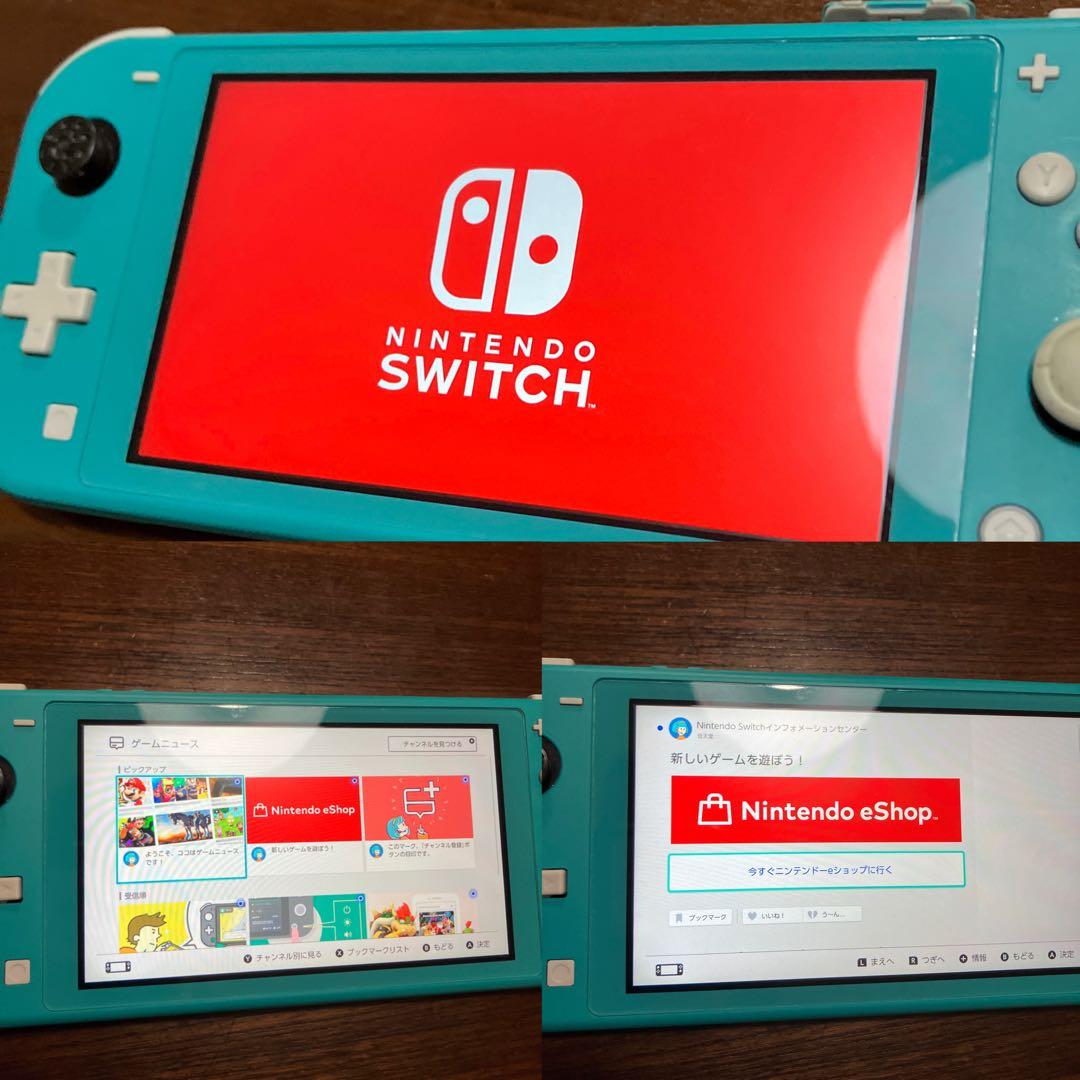 Nintendo Switch Lite ターコイズ 本体　初期化済み中古