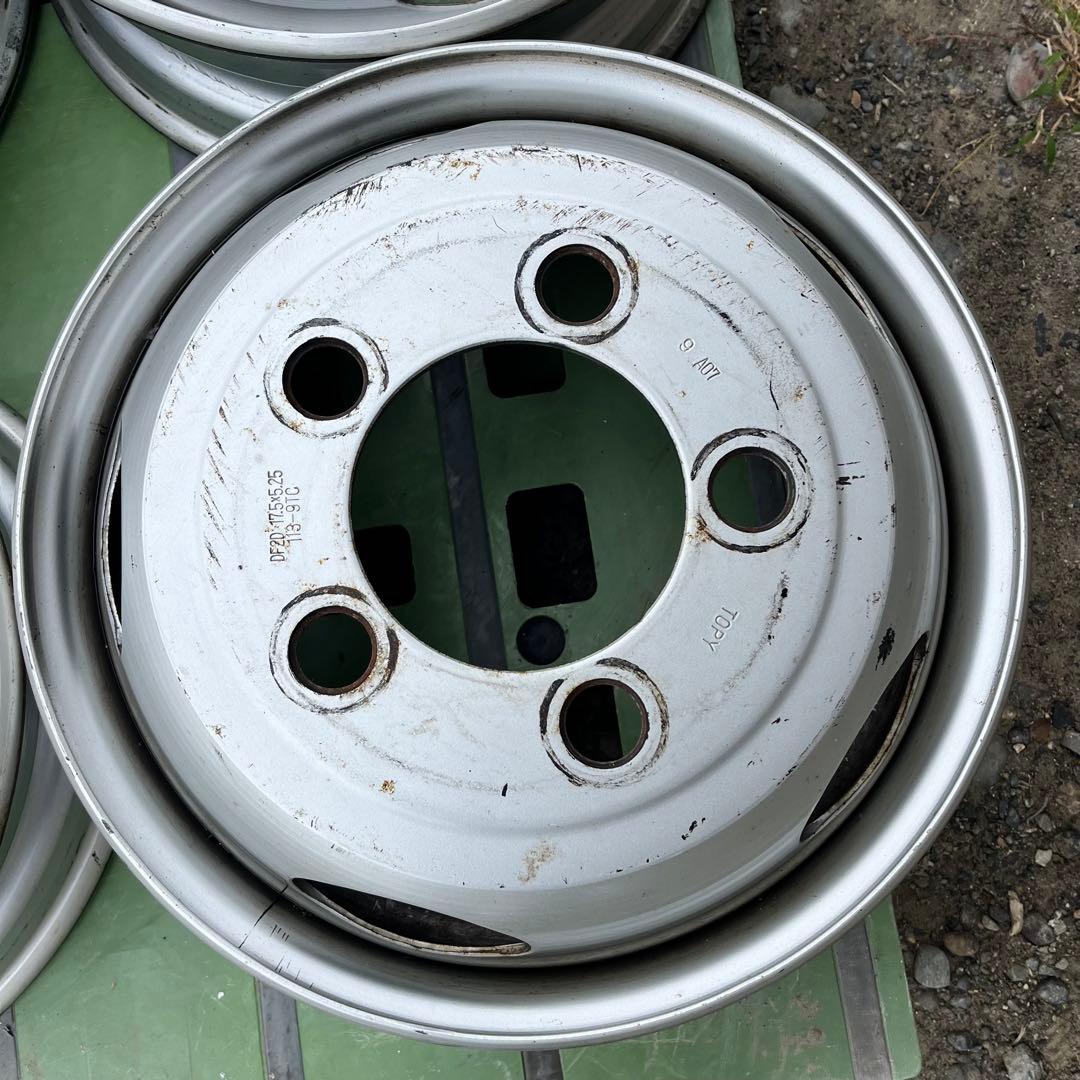 ダイナ　デュトロ　鉄ホイール　６本セット