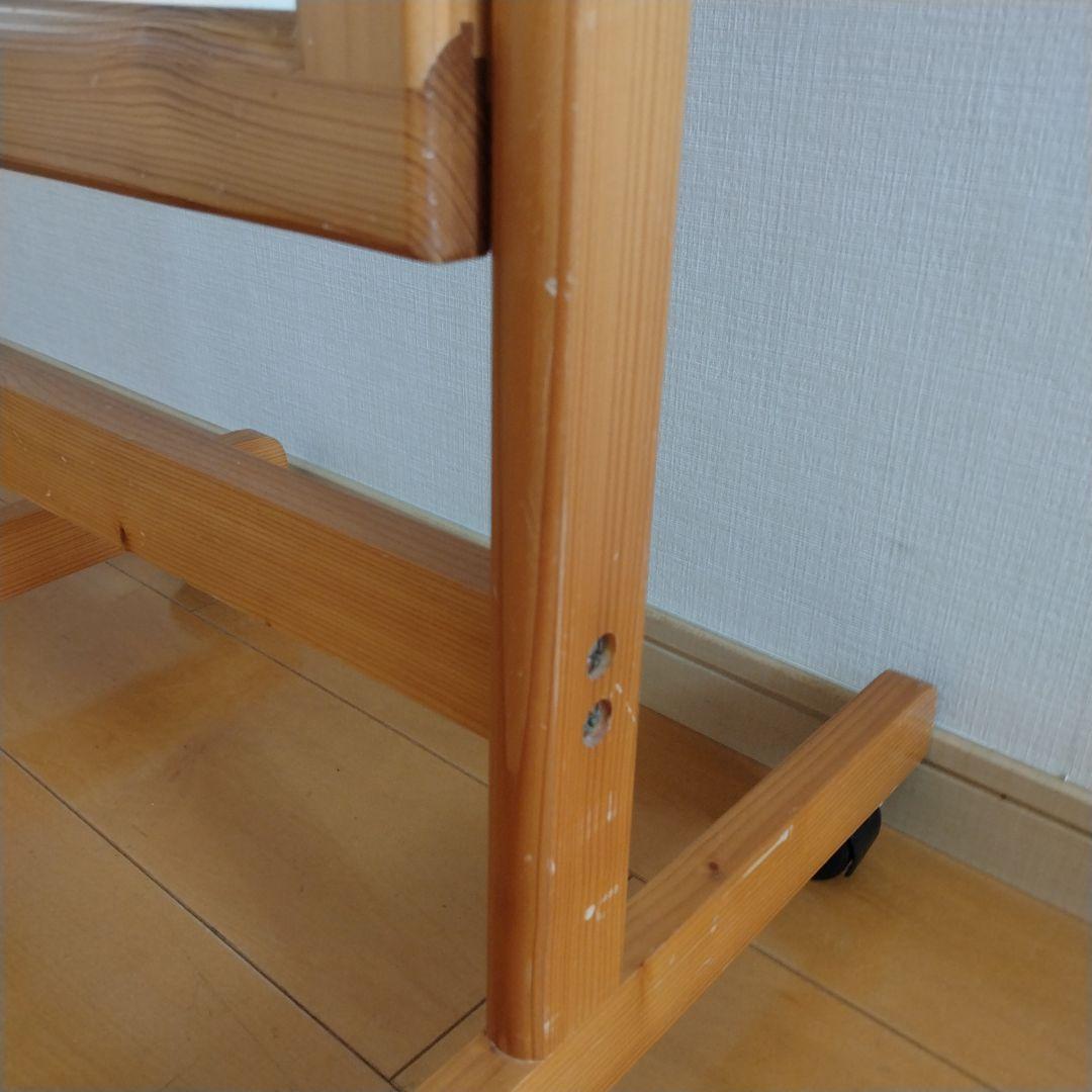 木製スタンドミラー